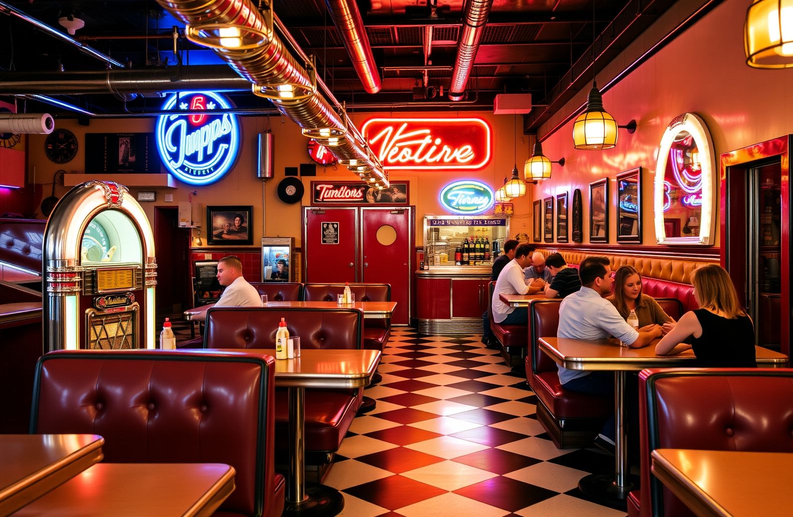 50s Diner Wallpaper