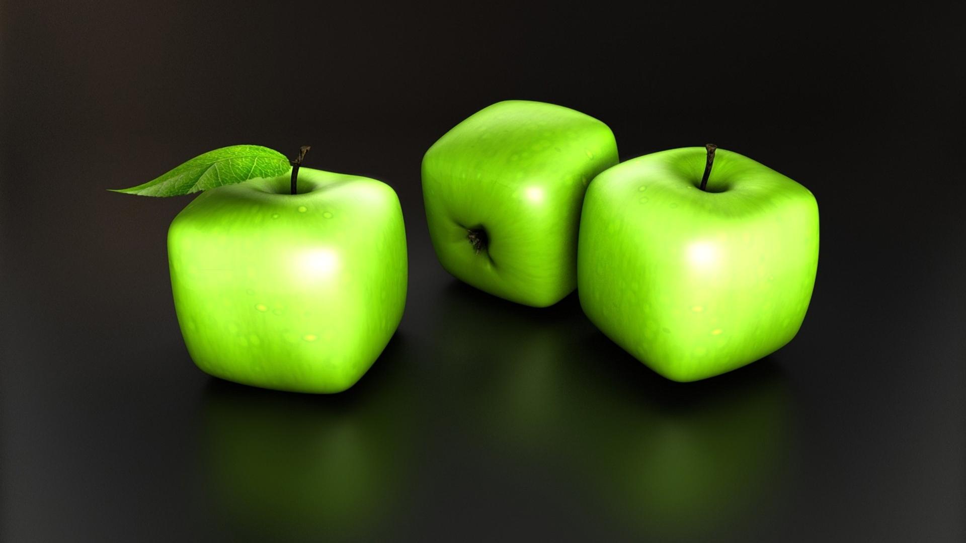 Green Apple Desktop Wallpaper HD