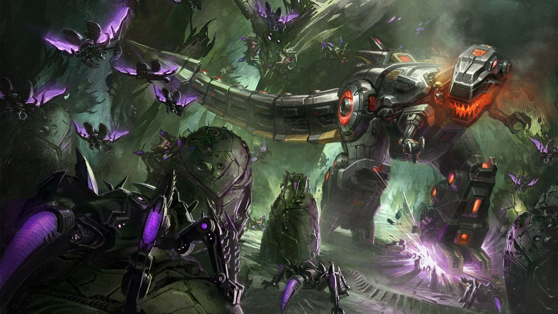 Dinobots Grimlock Transformers Fall Of Cybertron Wallpaper