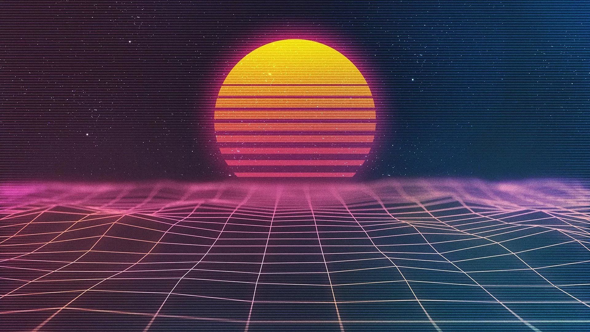Synthwave Backgrounds 1920x1080 HD wallpaper  Pxfuel
