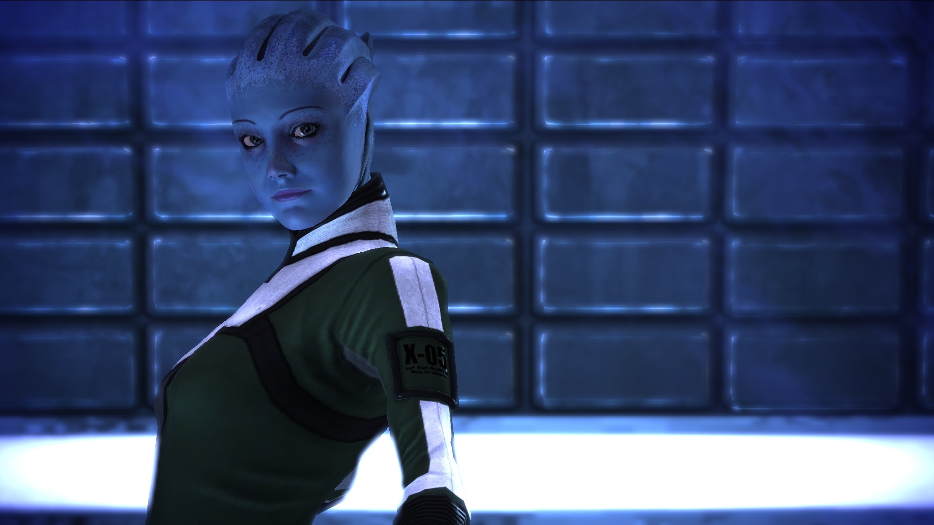 Wallpaper Liara T Soni Asari Look Mass Effect Games