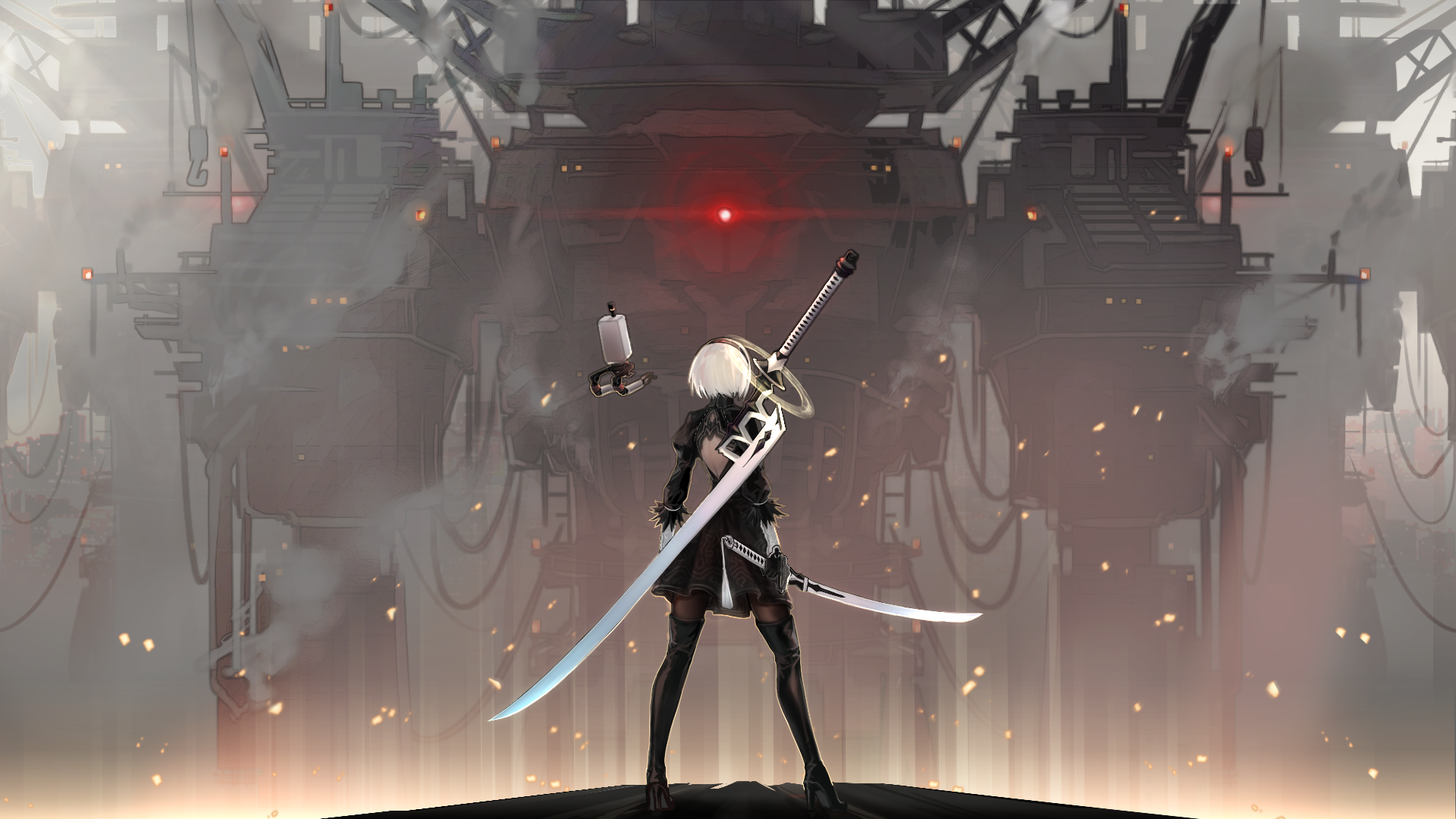 250 NieR Automata HD Wallpapers Background Images 1920x1080