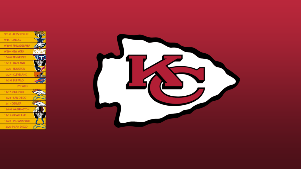 Kansas City Chiefs Schedule Wallpaper By Sevenwithat On