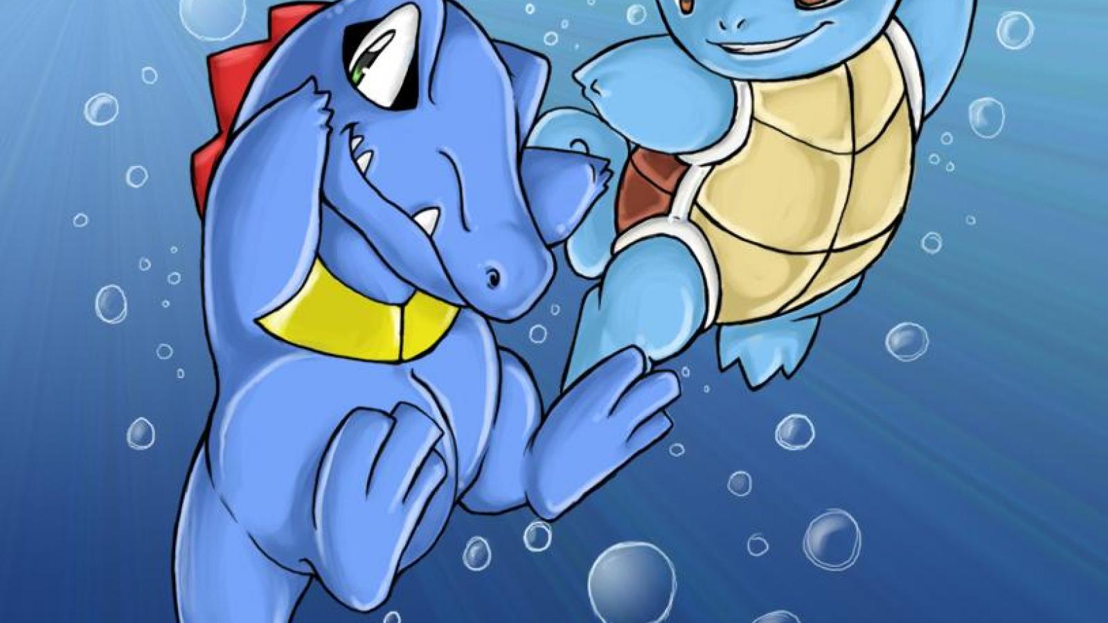Totodile And Squirtle Wallpaper HD