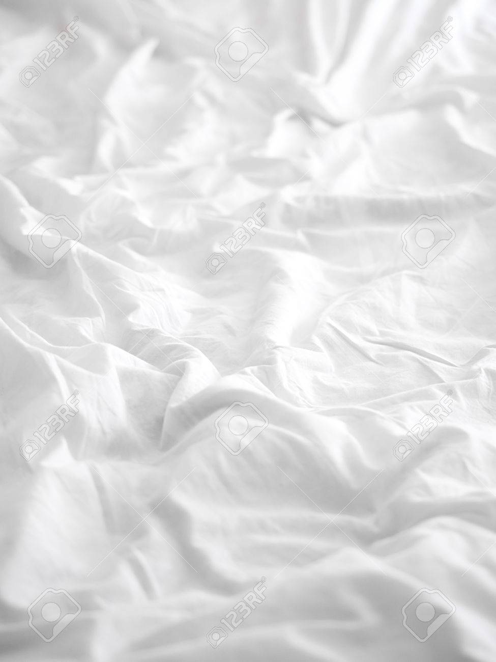 Soft White Bed Sheet Background Stock Photo Picture And Royalty