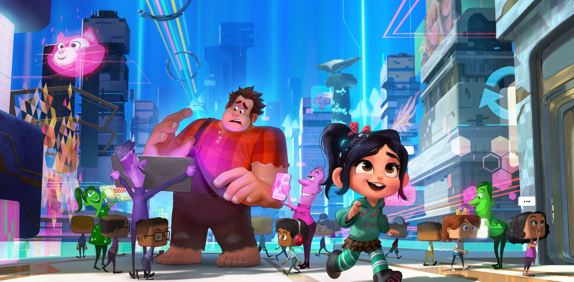 Wreck It Ralph Internet Community A3gimcbdglyys78j Wallpaper