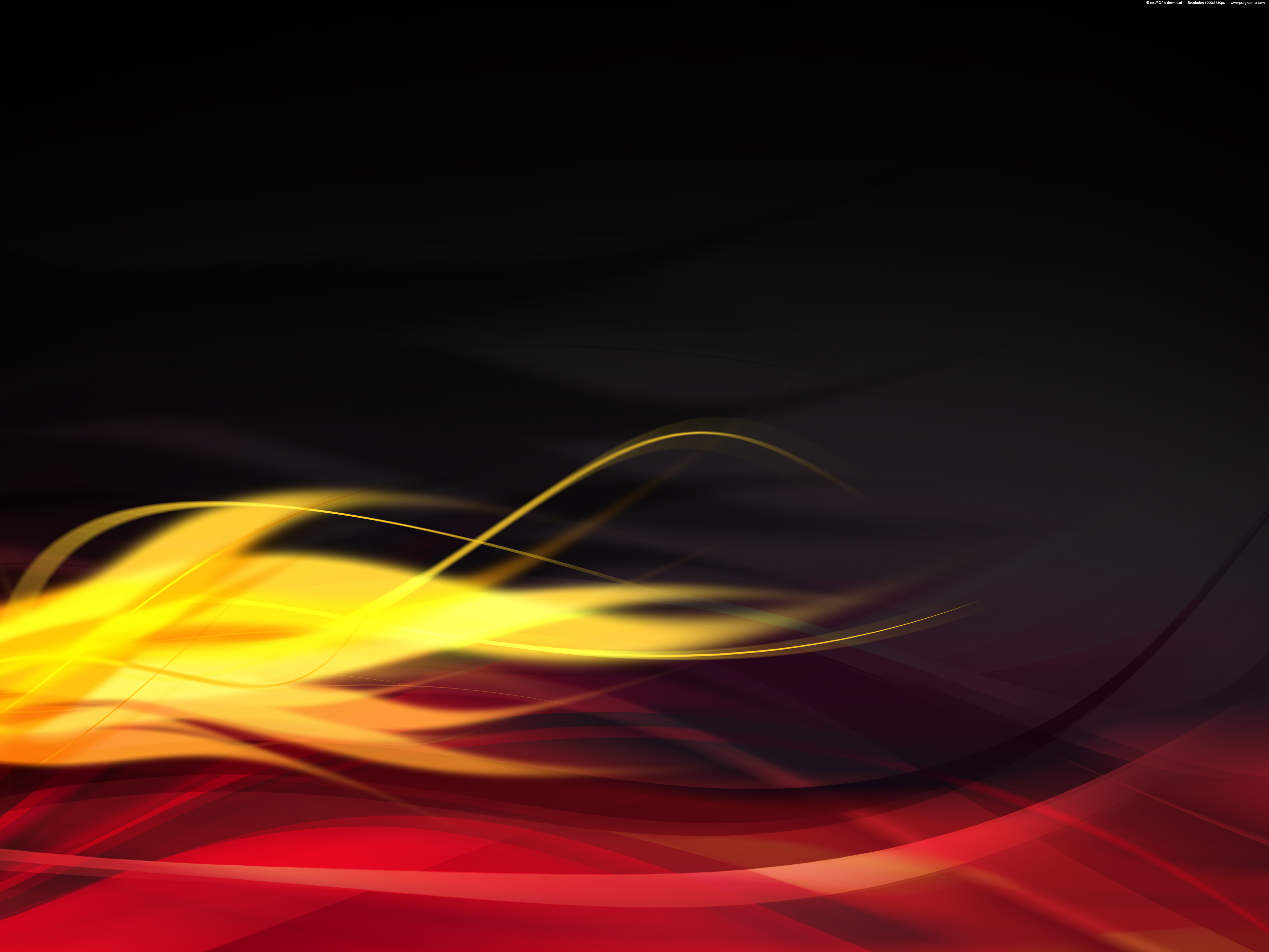 Hot flames black background PSDGraphics