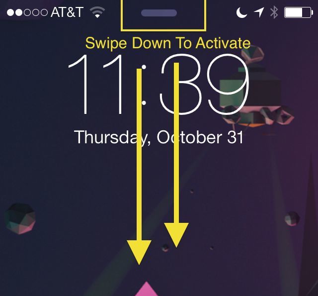 iPhone Lock Screen Ios7