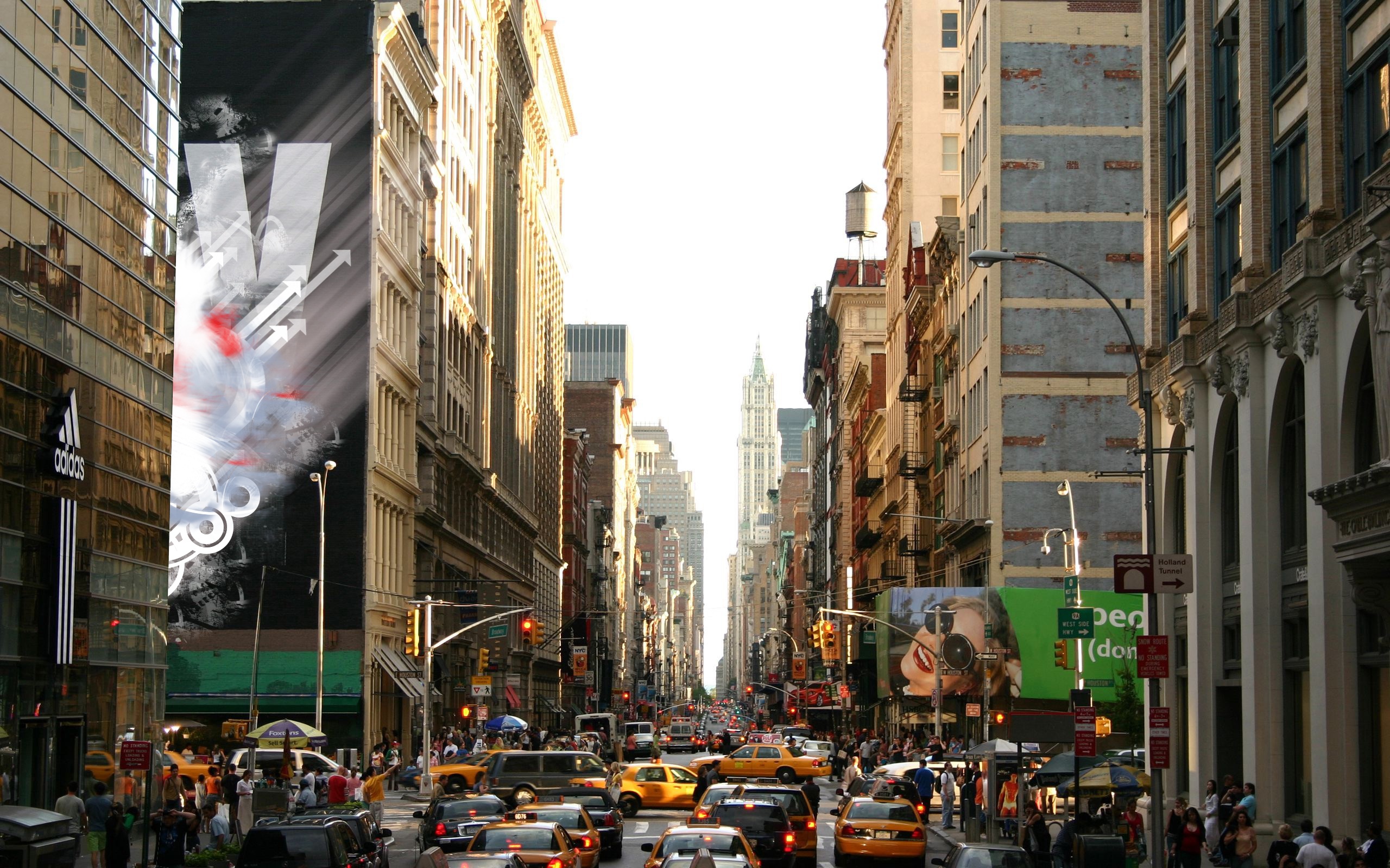 New York City Wallpaper Manhattan Traffic Jpg X