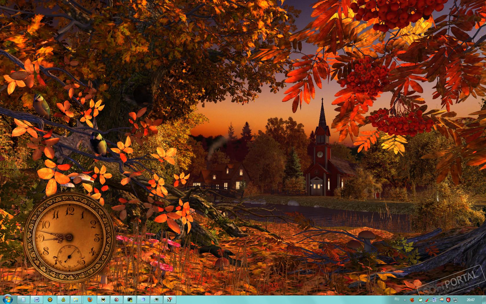 Autumn Wonderland 3d Screensaver