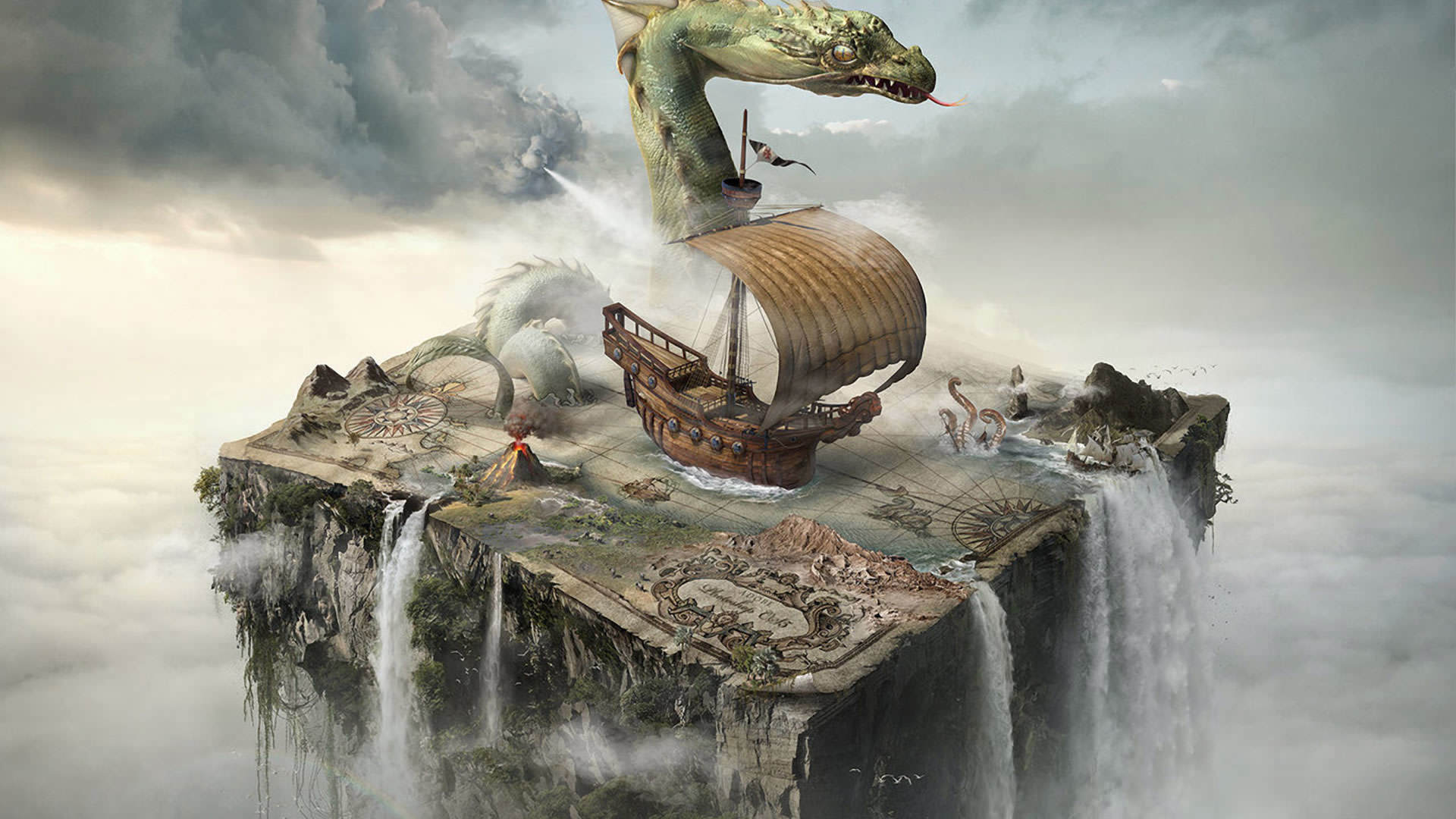 Wallpaper Fantasy Dragon Keyword Digital Art