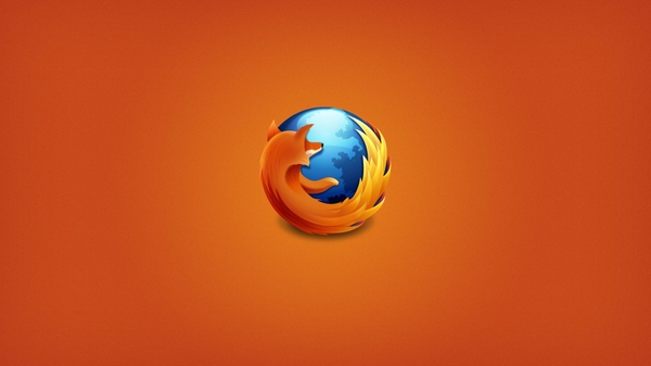 Firefox Mozilla Orange Background Web Browser