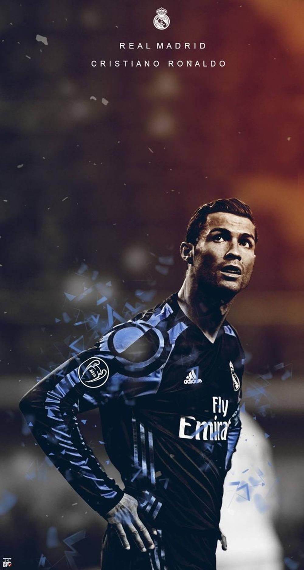 Cristiano Ronaldo Cool Real Madrid Digital Art Wallpaper