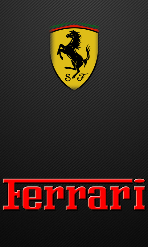 Ferrari Logo Carbon Fiber Wallpaper For Nokia Lumia