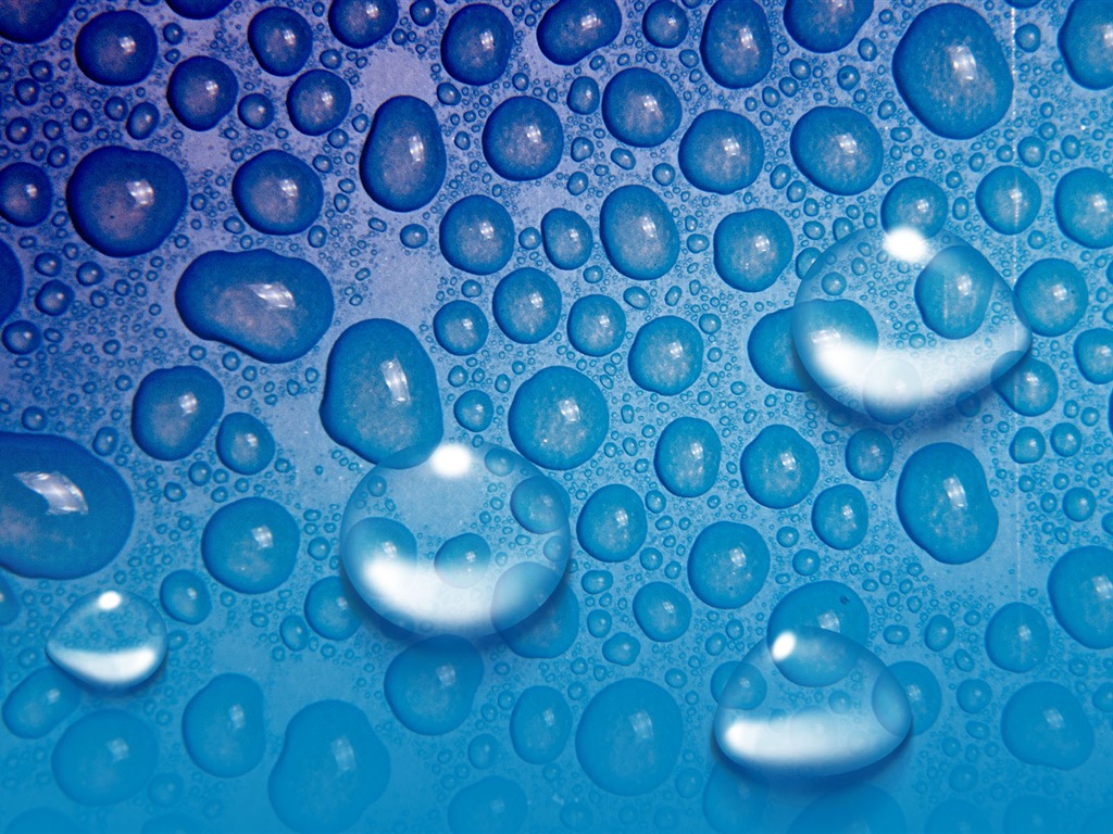 Colorful Water Drops HD Wallpaper