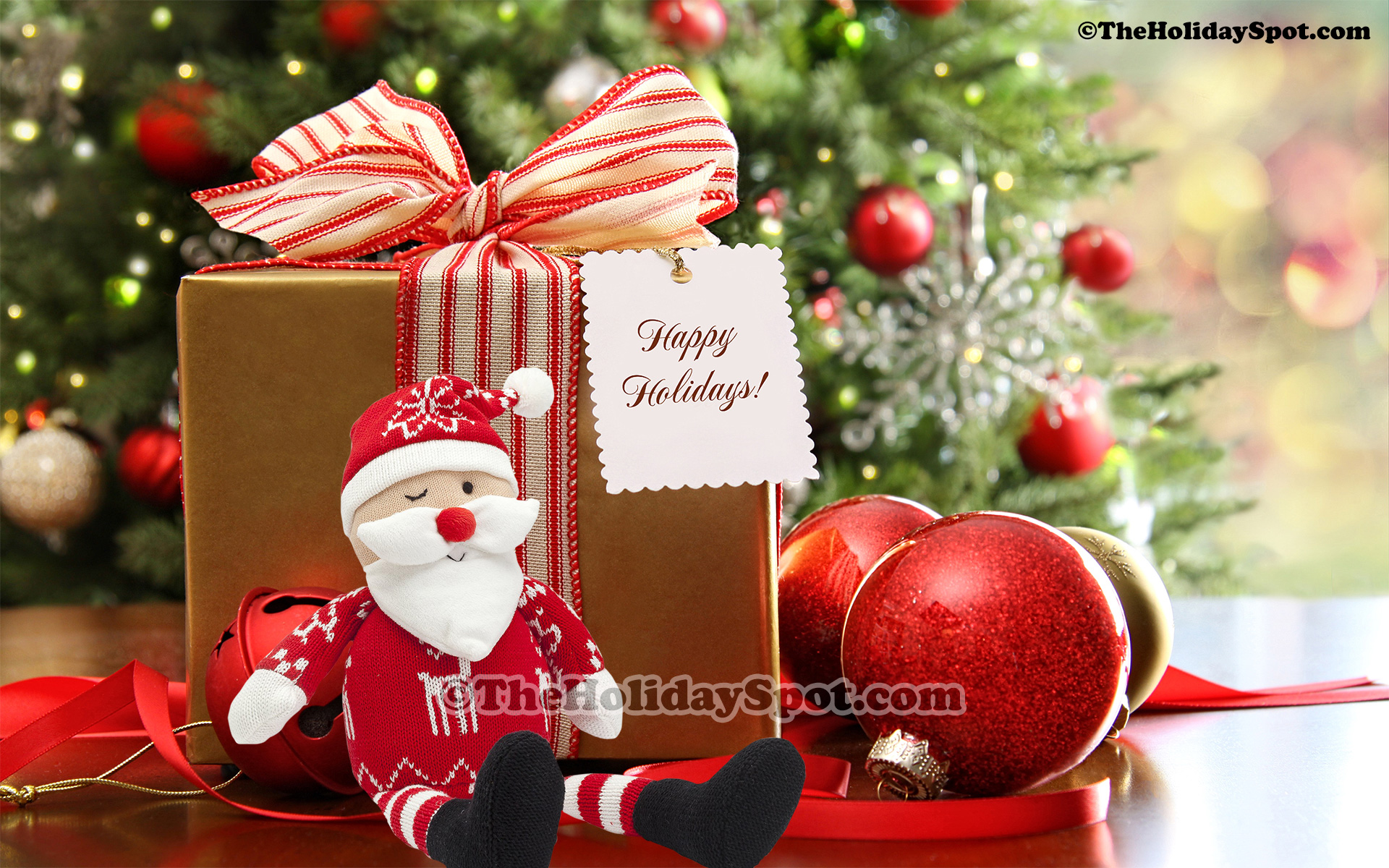 Christmas Wallpaper Gifts On The Occasion Of