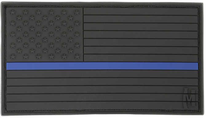 Usa Flag Patch Law Enforecement Thin Blue Line Knifecenter Usa2l