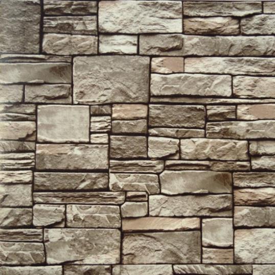 natural rustic grey off white red brick stone wall pvc vinyl wallpaper