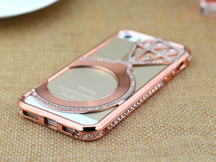  Metal Bumper Frame Case Cover for iPhone 6S   Rose gold by ecbolgdcn