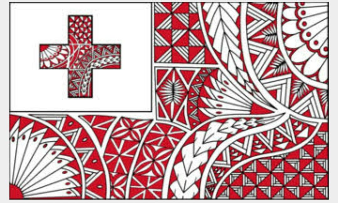 Tongan Flag My Cultures Who I Am In