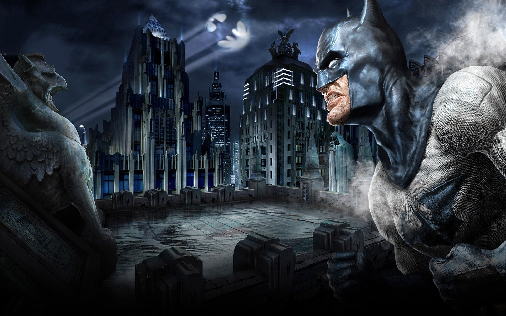 Batman Arkham City Asylum Night Dark Knight Games Jpg