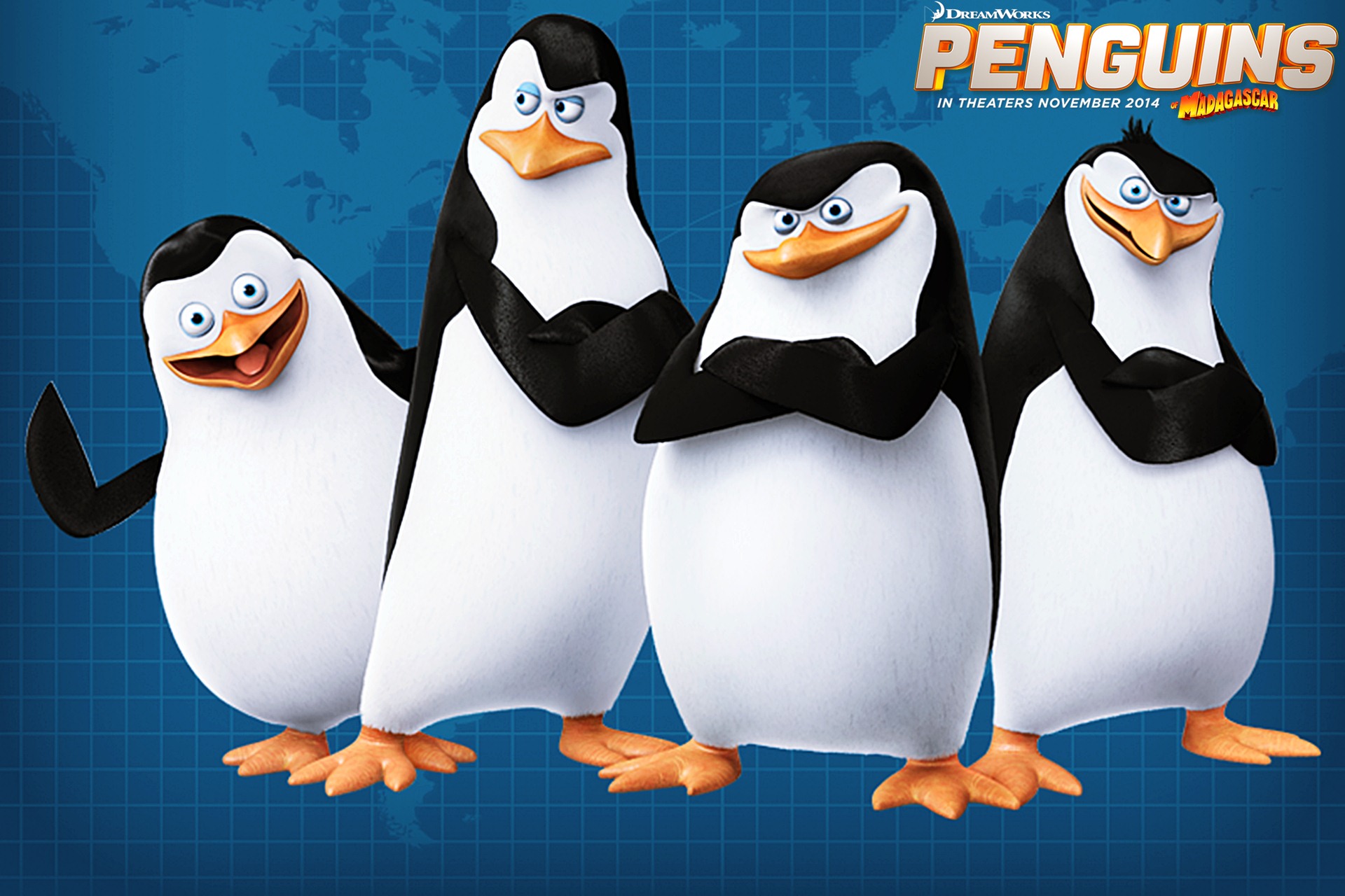 Penguins Of Madagascar Exclusive HD Wallpaper