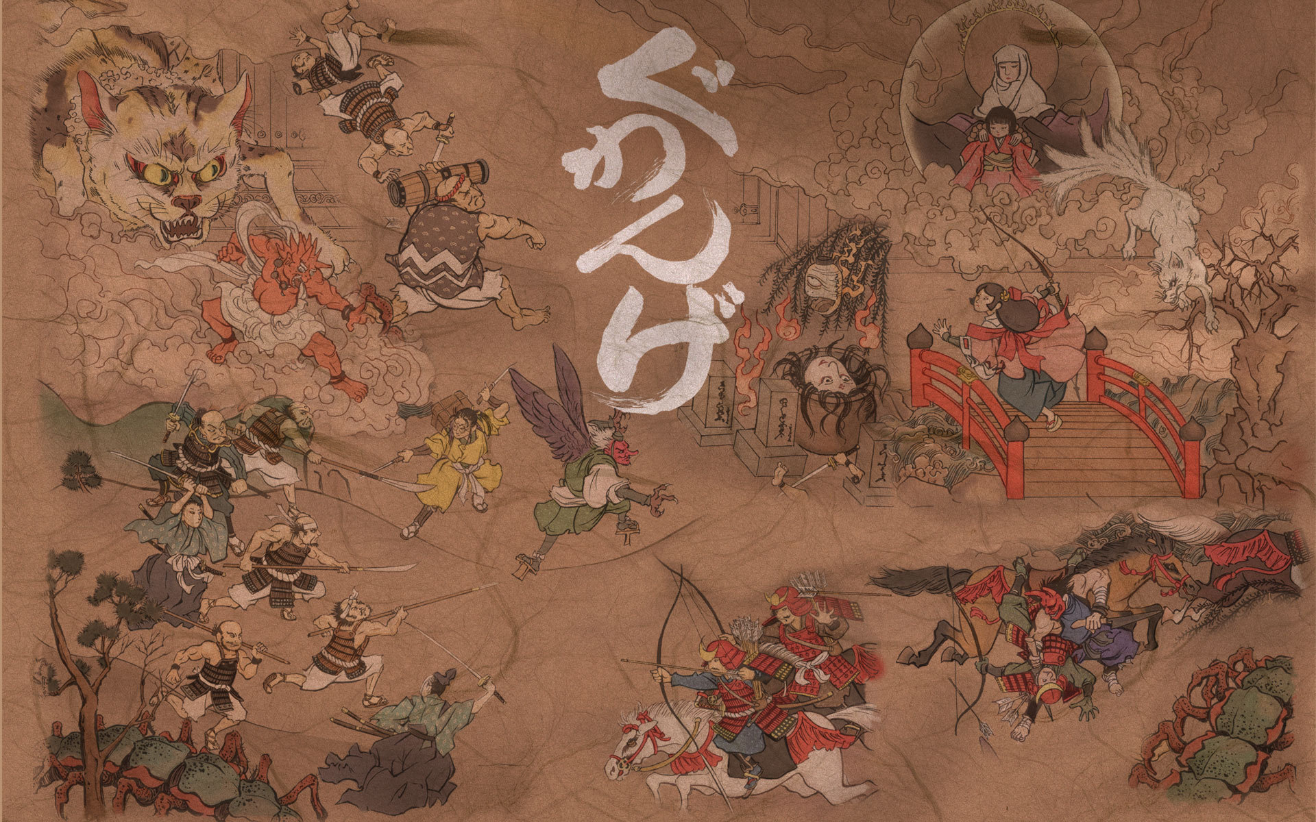 Image detail for  Japanese Art Wallpapers Wall Art Japan