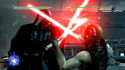 Lord Vader vsSith Stalker In game snapshot using fraps Flickr