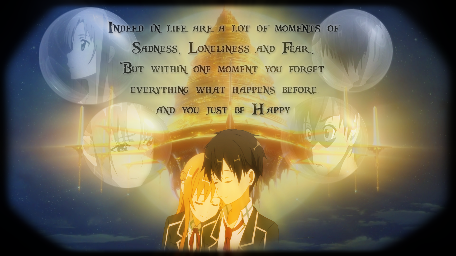 Someday You Ll Just Be Happy Sao Wallpaper By Bixes