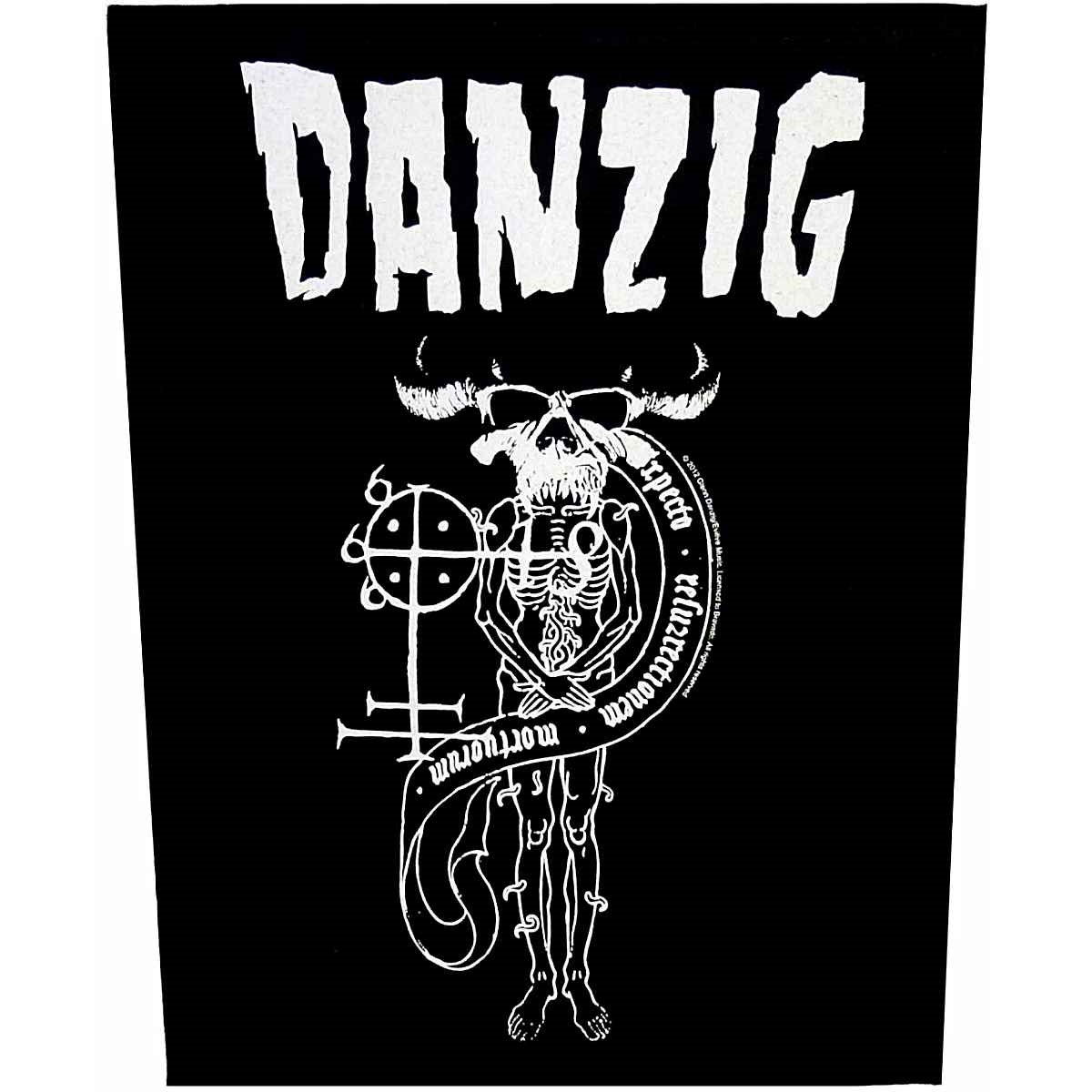 Danzig Pentagram Skull Sew On Patch New Official Memes