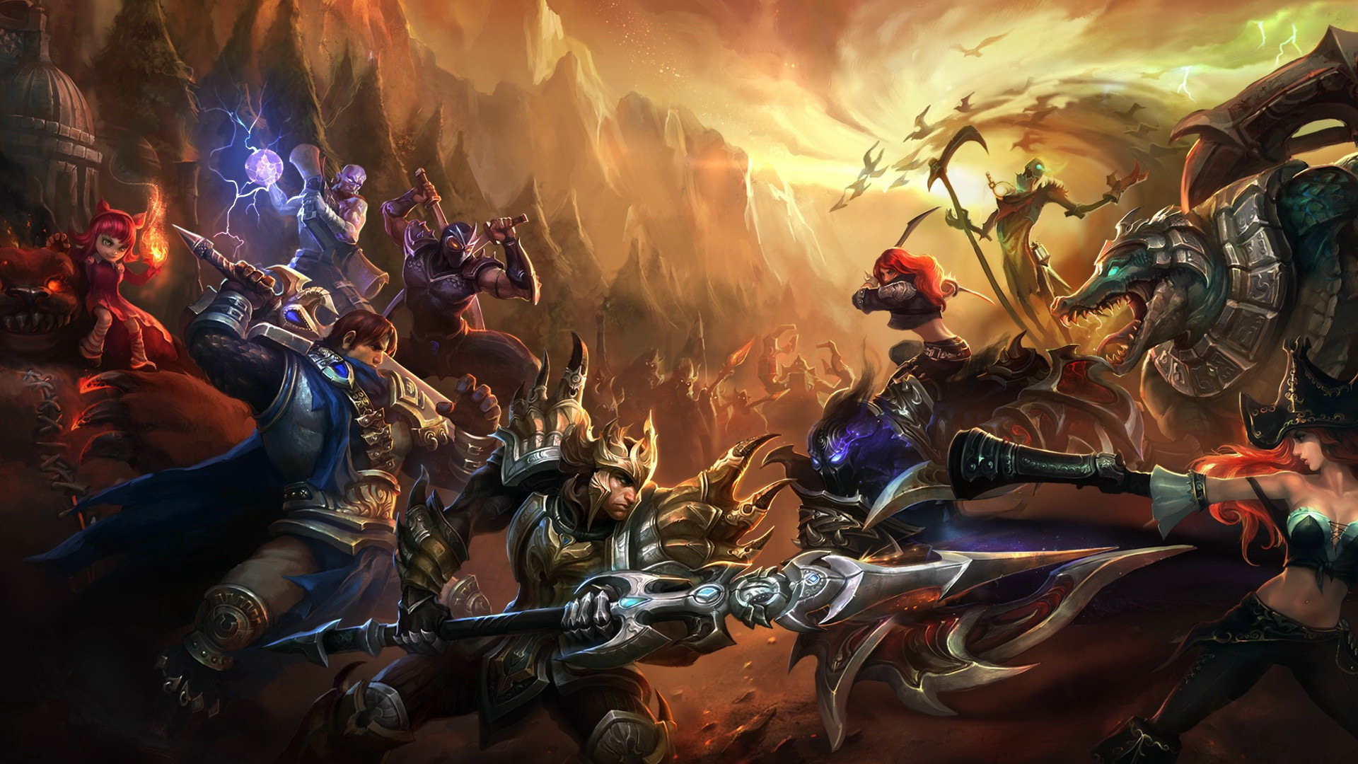 League of Legends Champions in Battle