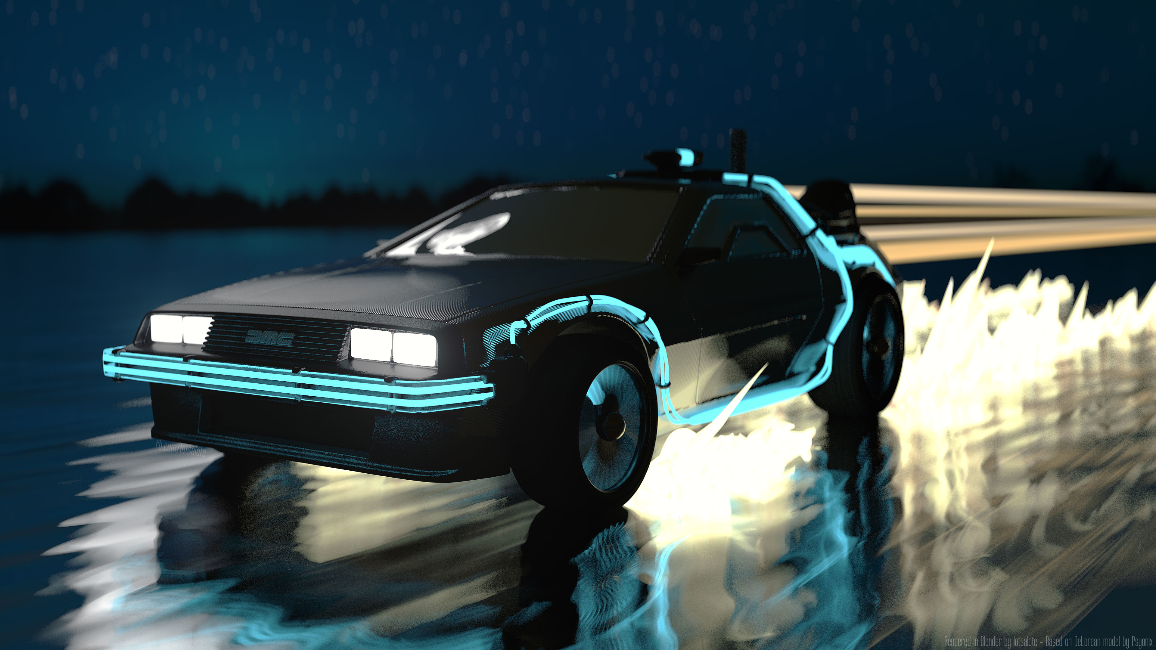 Delorean Wallpaper HD