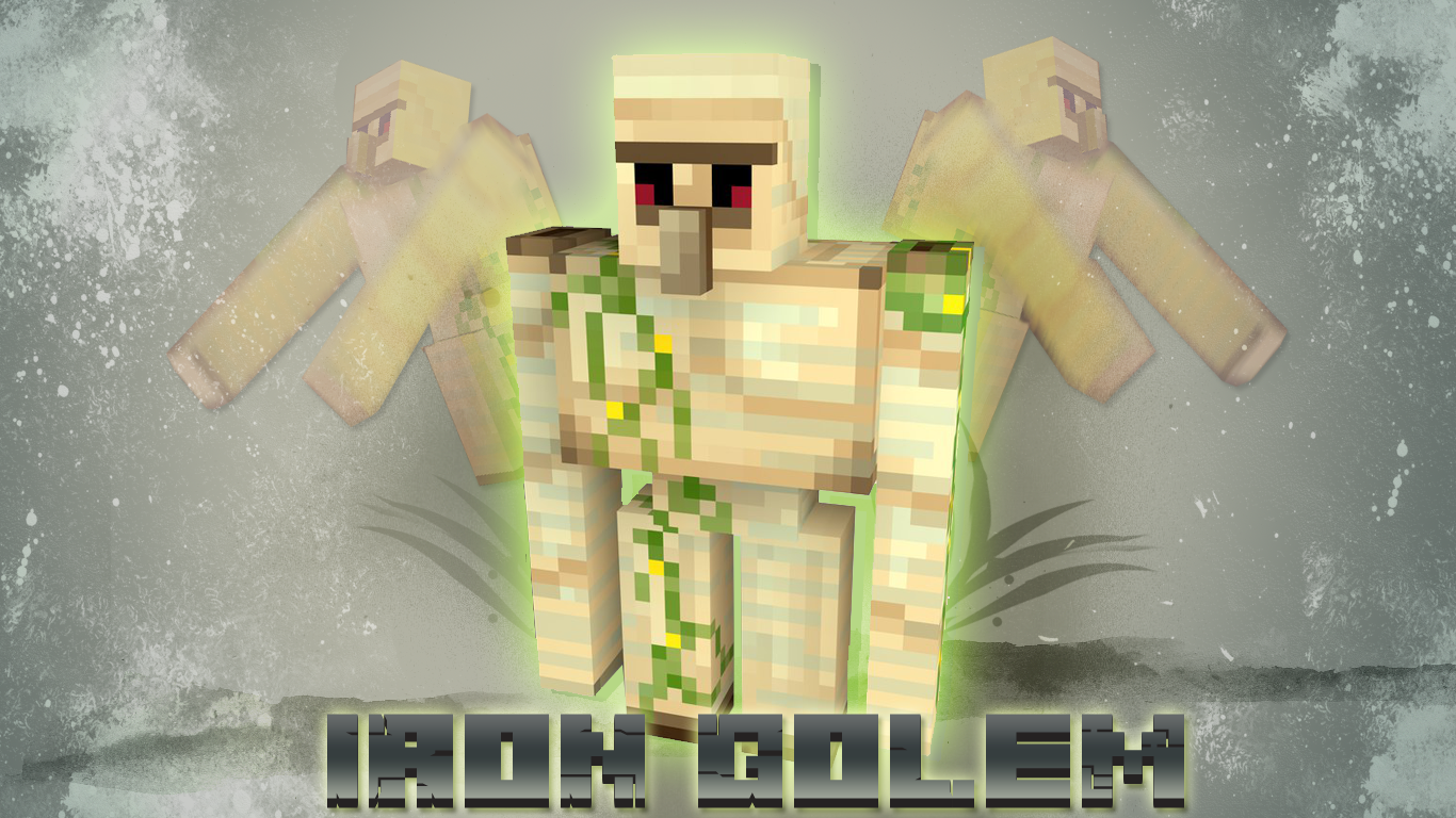 Iron Golem Minecraft Wallpaper By Darkyx Fan Art Games