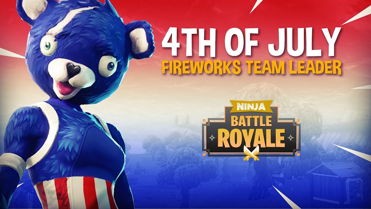 New 4th Of July Fireworks Team Leader Skin Fortnite Battle