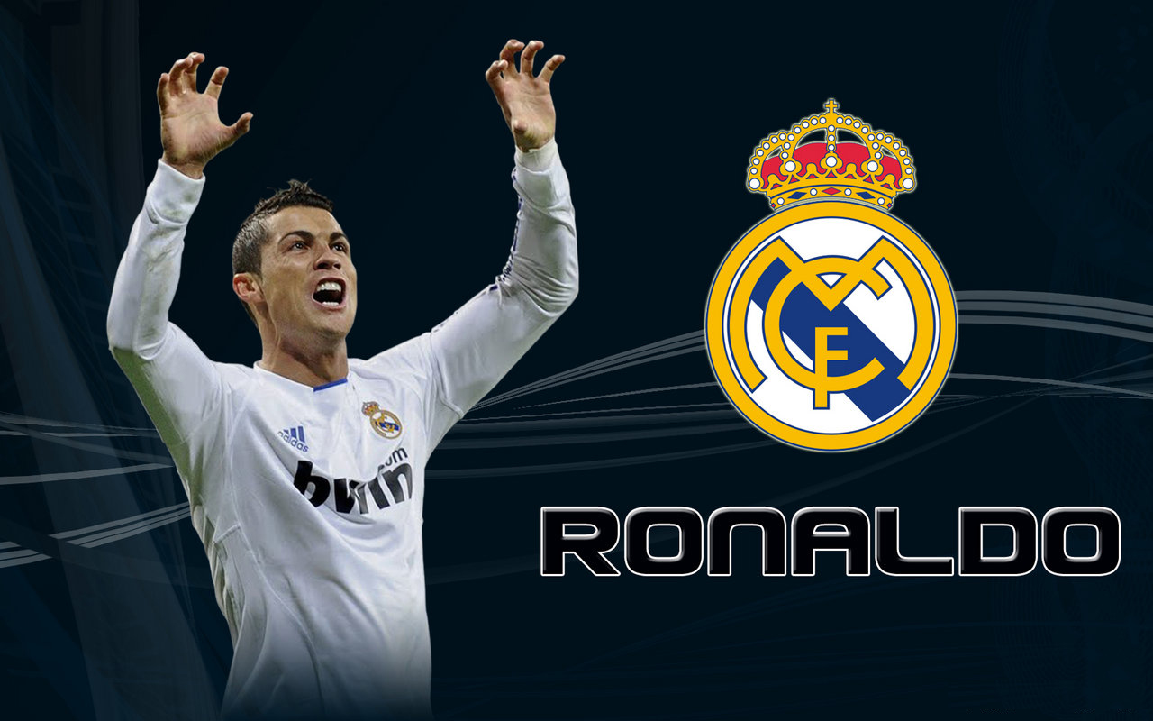 Download Cristiano Ronaldo Cool Portugal Team Logo Wallpaper | Wallpapers .com
