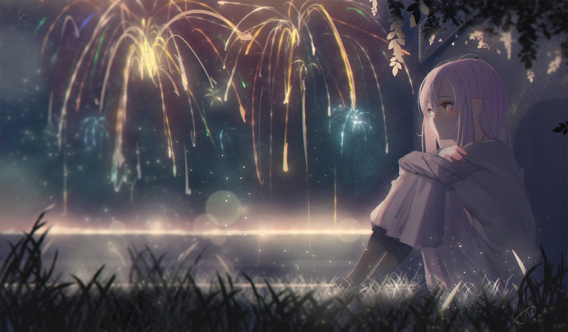 Aesthetic Sad Anime Girl Wallpaper