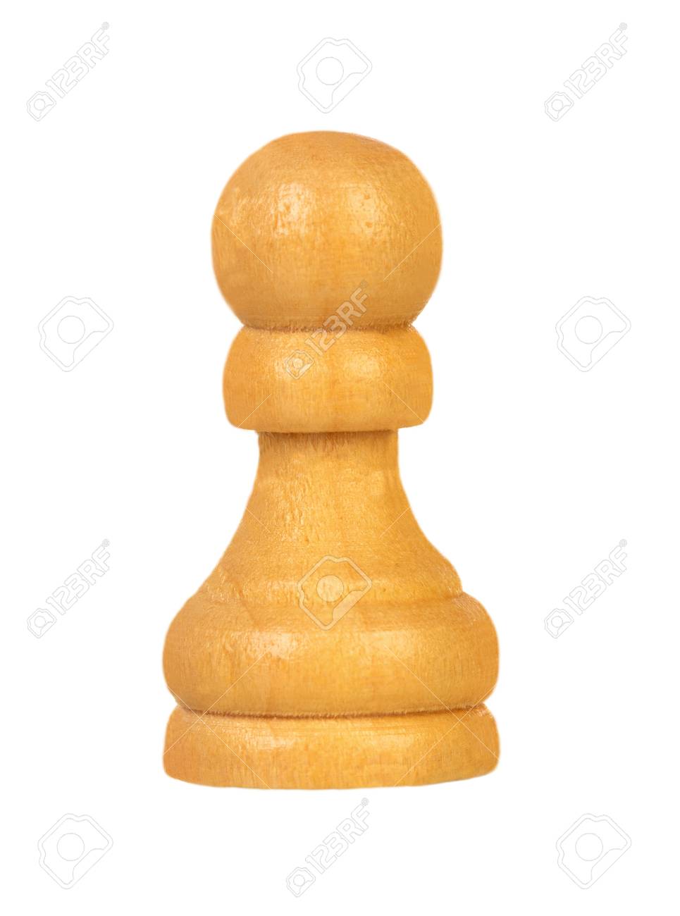 The Pawn Chess Piece Isolated On A White Background Stock Photo