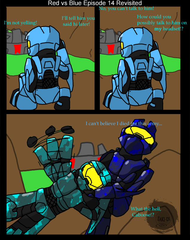 Free download Red vs Blue 14 Revisited by Taki di on [638x803] for