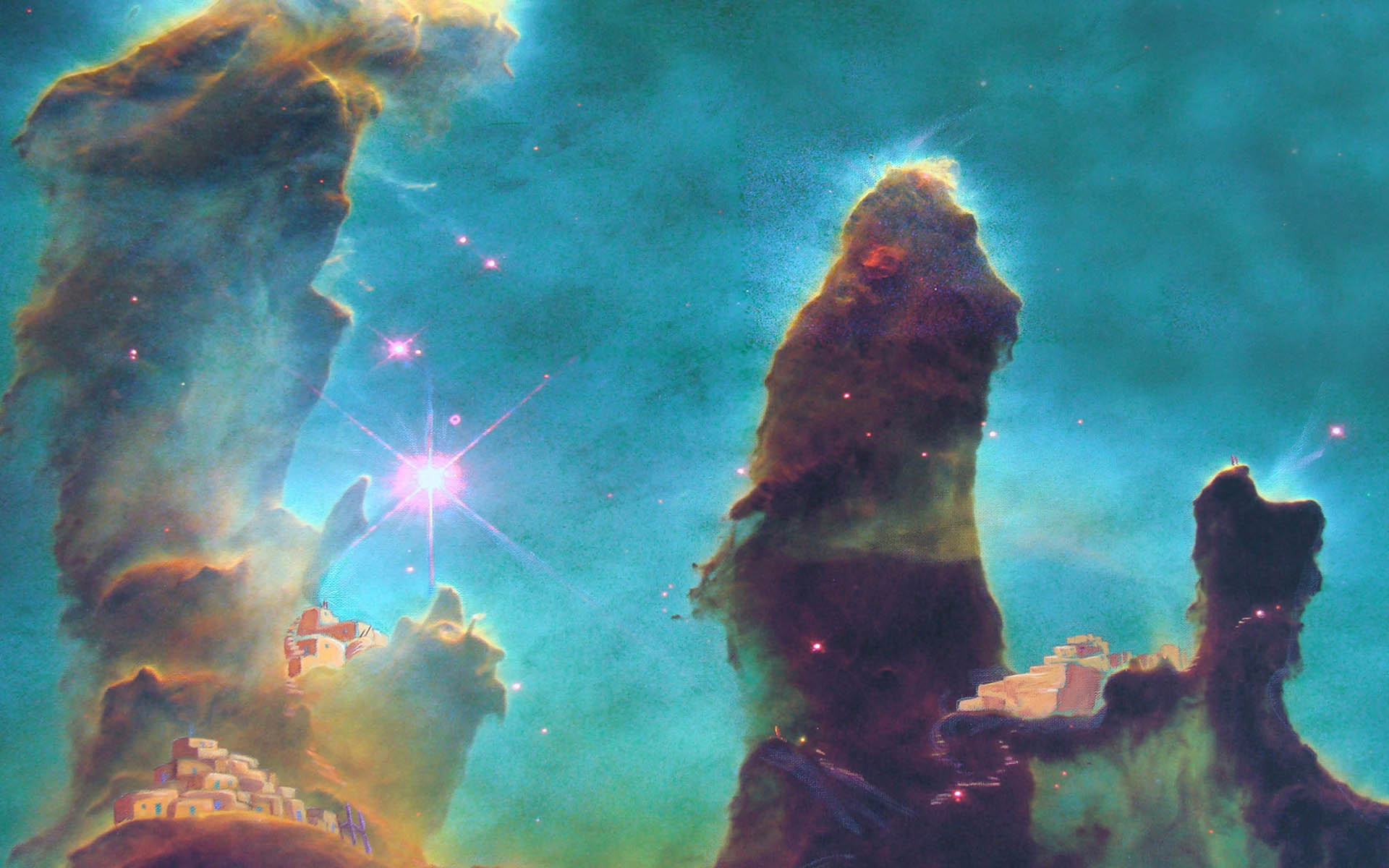 Eagle Nebula Wallpaper Desktop Background