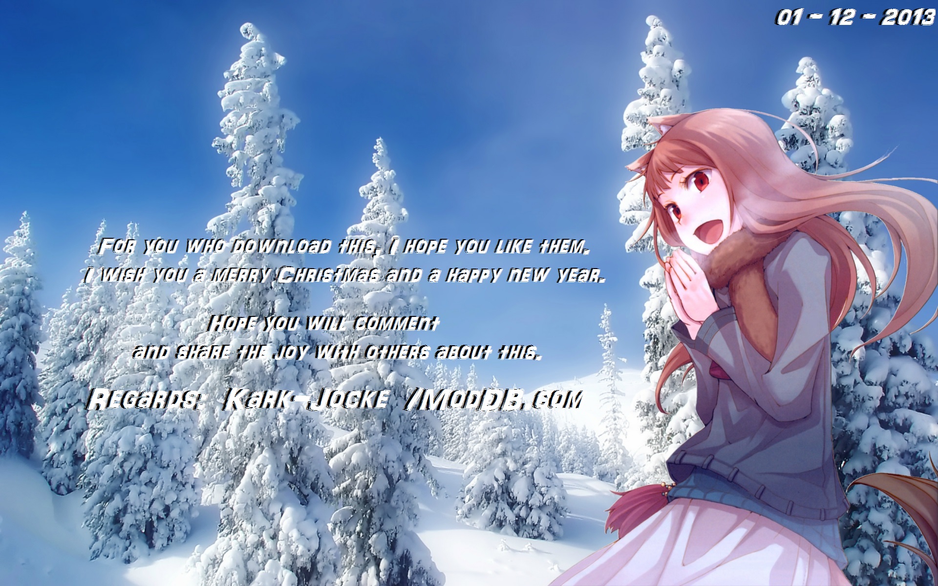 Free download Old Anime Wallpapers Full HD Christmas Time file Mod DB  1920x1200 for your Desktop Mobile  Tablet  Explore 58 Anime Christmas  Wallpapers  Anime Background Background Anime Anime Wallpapers