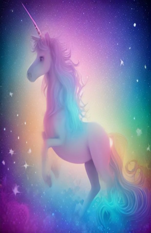 Cartoon Unicorn Wallpaper