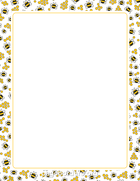 Bee Border Clip Art And Vector Graphics