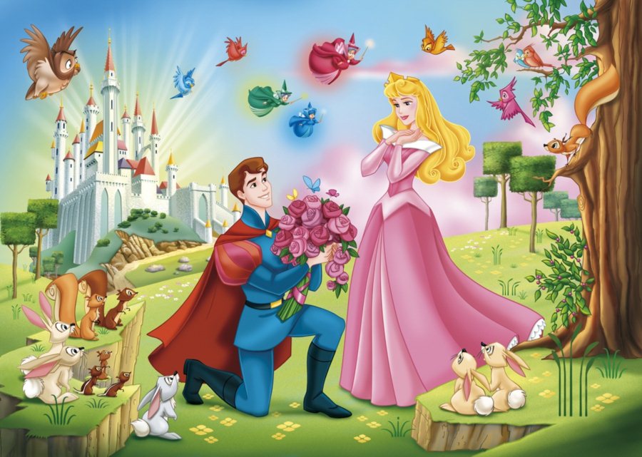 Sleeping Beauty Princess Aurora And Prince Phillip