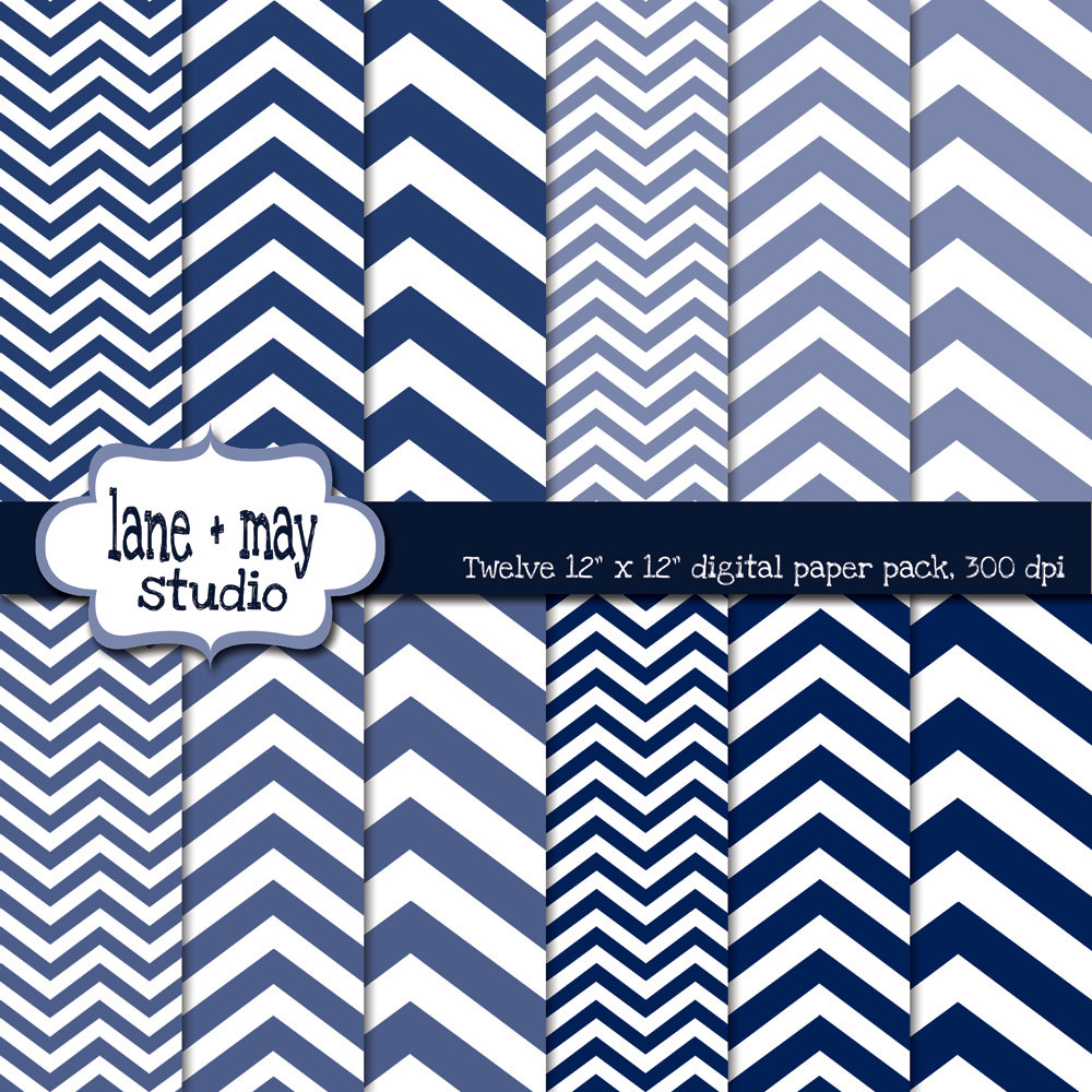 Navy Blue Chevron Wallpaper Four Shades Of In