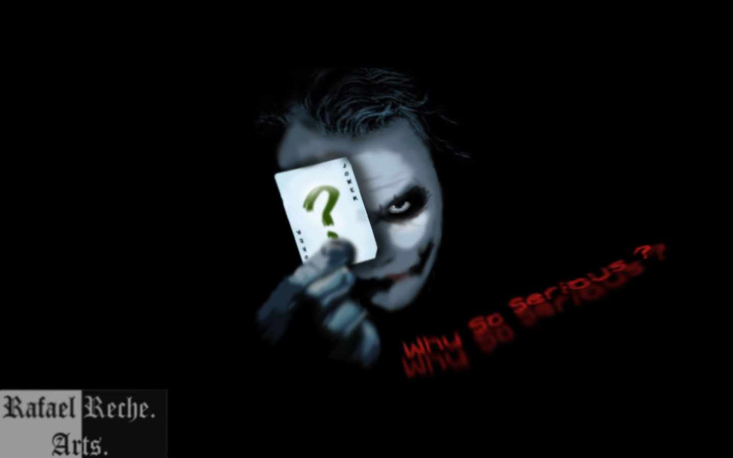 Free Download Joker Why So Serious By Rafael Reche 1440x900
