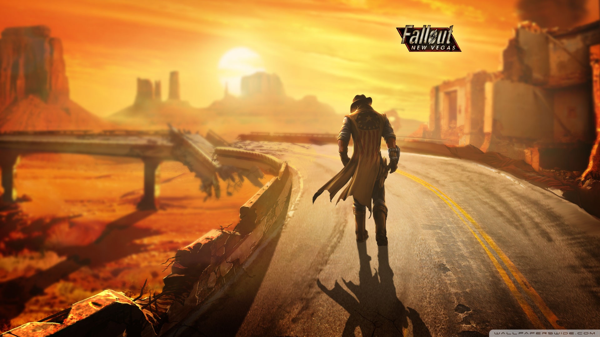 Fallout New Vegas Lonesome Road 4k HD Desktop Wallpaper For