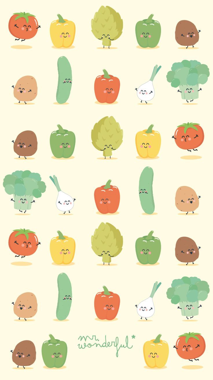 Mrwonderfulwallpaper Vegetables Vegetarian Vegan With Image