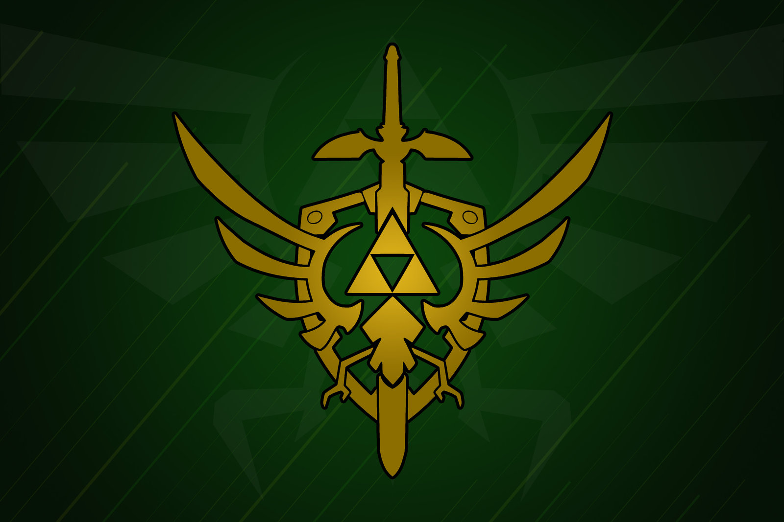 Zelda Triforce iPhone Wallpaper