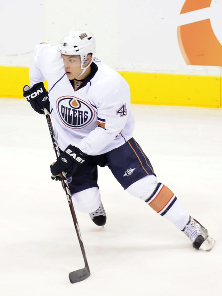 Taylor Hall Of The Edmonton Oilers During Their Game