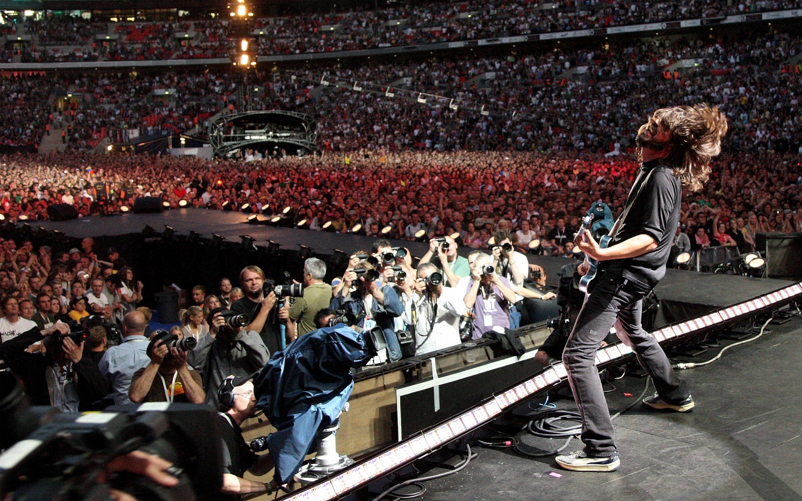 Music Live Foo Fighters Dave Grohl Wallpaper HD Desktop